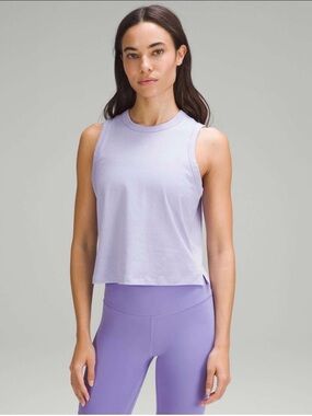 Lululemon Classic-Fit Cotton-Blend Tank Top
Lilac Smoke
